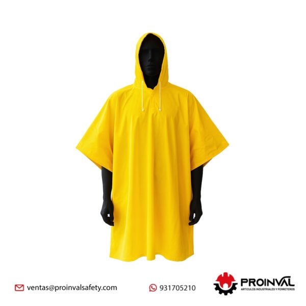 Poncho PVC amarillo