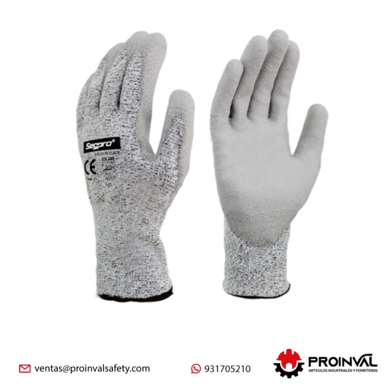 Guantes G-Flex Pu Gris SEGPRO