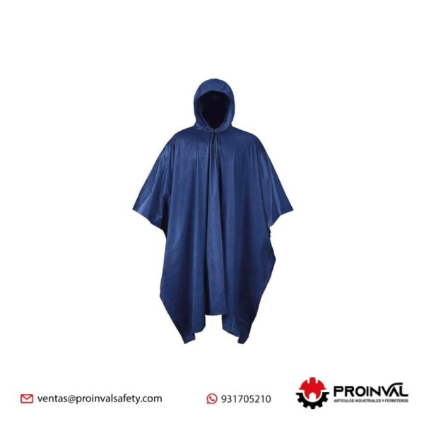 Poncho de Pvc Azul Segpro