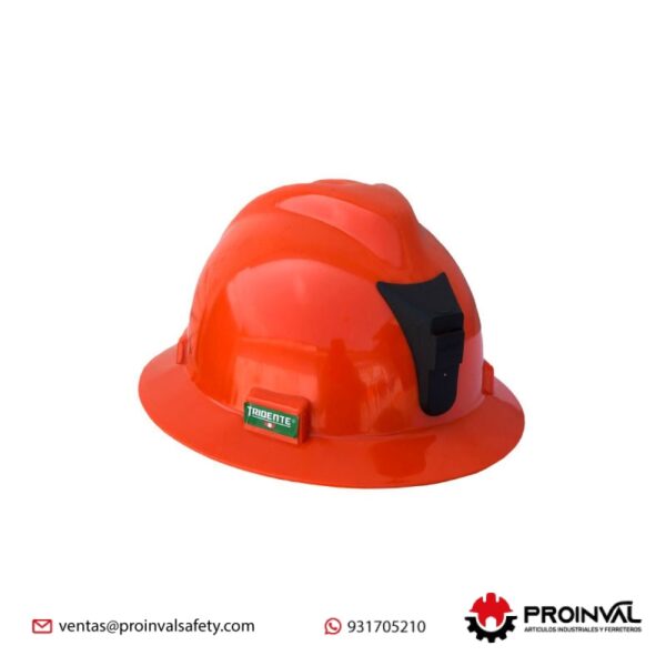Casco tridente minero
