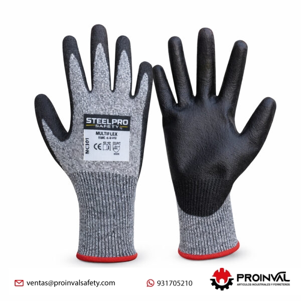 Guante Multiflex MC301 CUT-3 PU