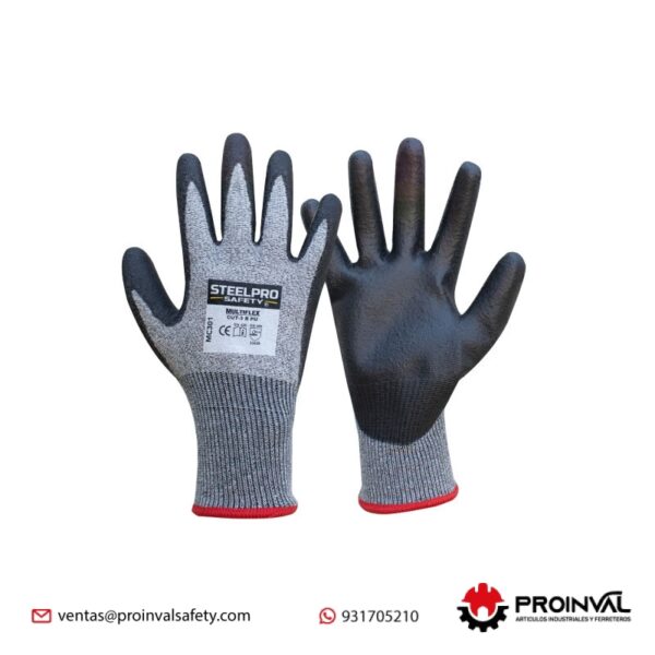 Guante Multiflex MC301 CUT-3 B PU