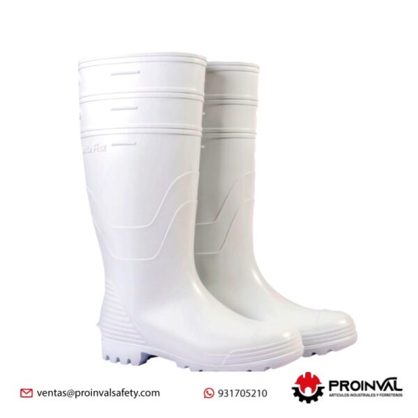 Bota de Pvc Blanco Pegaforce