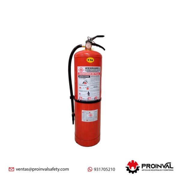 Extintor PQS Importado 6kg