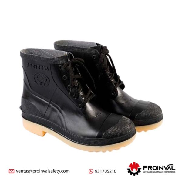 Bota de PVC Fortress con Punta de Acero Poli Shoes