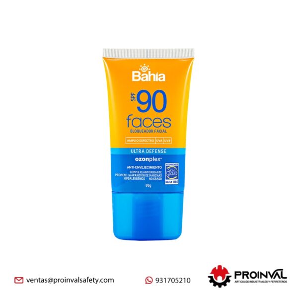 Bloqueador Bahia SPF90 x 60g Faces