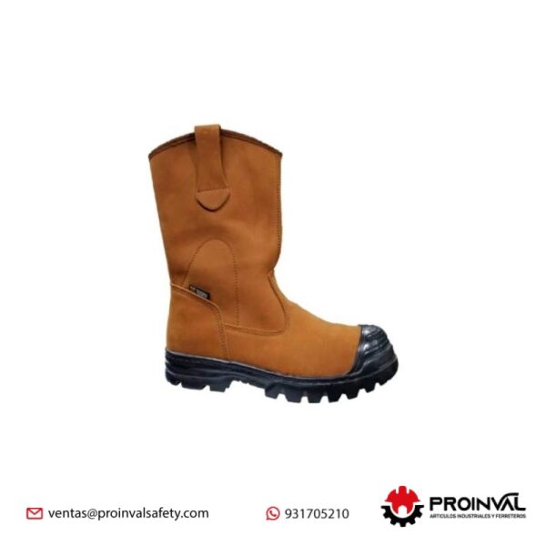 Bota Campera Punta de Acero Punta Reforzada