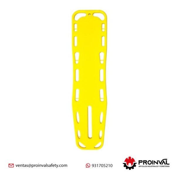 Camilla Rígida de PVC Amarillo