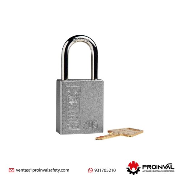 Candado X05 Plateado Steelpro