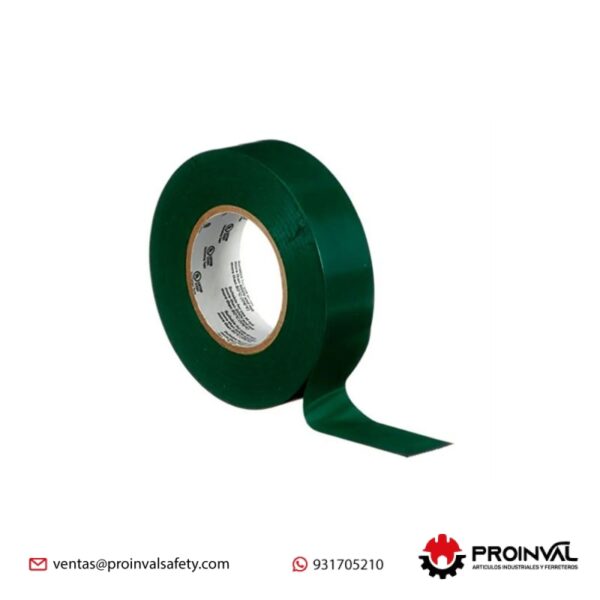 Cinta Aislante 3M Temflex 165 Verde