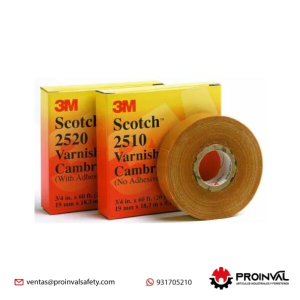 Cinta Scotch 3M 2510 Varnished Cambric Tape