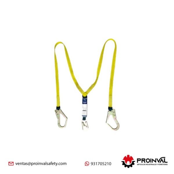 Línea de Vida Doble con Shock Absorber TRX