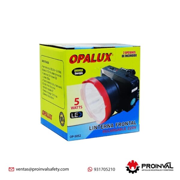 Linterna Frontal Opalux OP-5052 5W