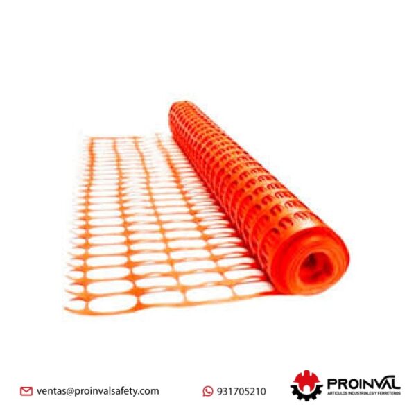 Malla de Seguridad Naranja Tanque