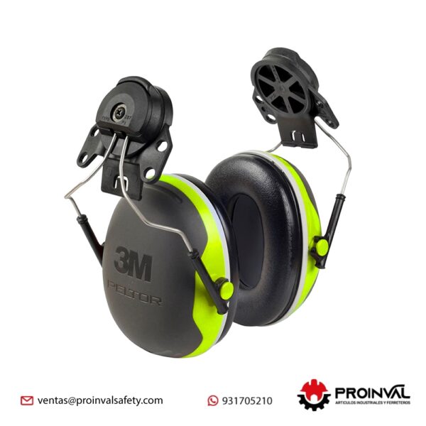 Orejera 3M X4P3E Serie X Adaptable a Casco 25dB