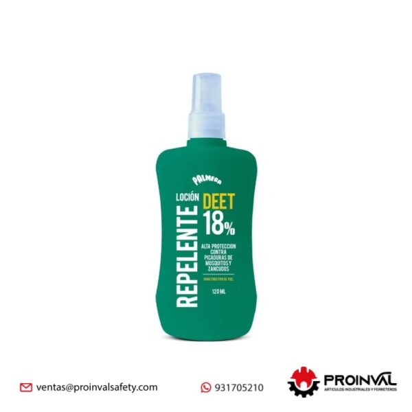 Repelente Palmera Loción DEET 18% de 120ml