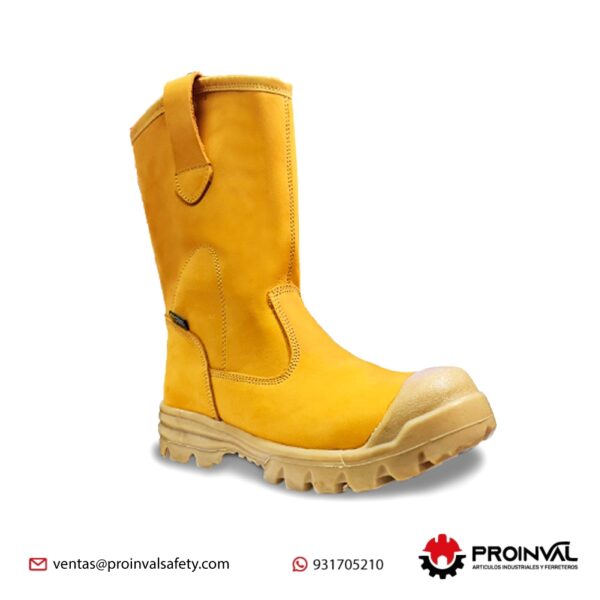 Bota Campera Amarillo Reforzado FAJ