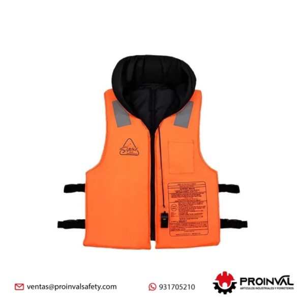 Chaleco Salvavidas General Boats con Cuello Sharks