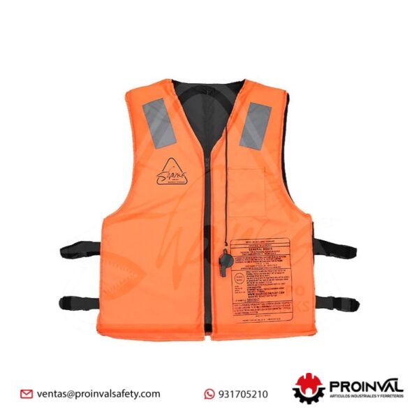 Chaleco Salvavidas General Boats sin Cuello Sharks