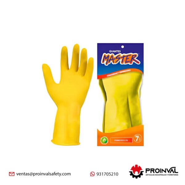 Guante de jebe doméstico Master C15