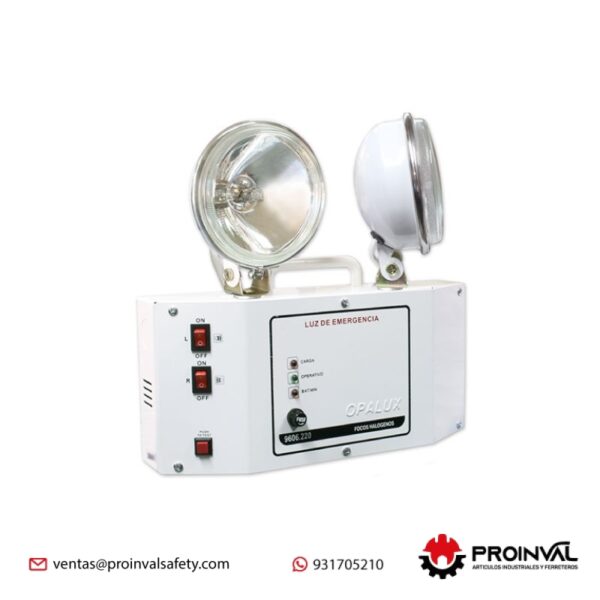 Lámpara de Emergencia Opalux 9606-220 de 40W